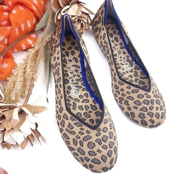 Rothy's Shoes - ROTHY'S Leopard Print Ballet Flats Sz 7.5